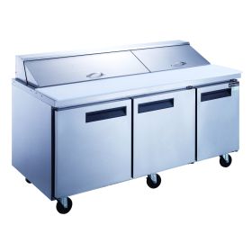 DSP72-20-S3   Commercial SaldPrep Table UnderCounter Refrigerator