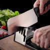 1pc Handheld Multifunctional 4 Kinds Of Quick Sharpening Tool Non-slip Base Kitchen Knife