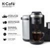 K-Cafe Single Serve K-Cup Coffee Maker, Latte Maker and Cappuccino Maker, Dark Charcoal