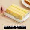 1pc Butter Preservation Box, Food Preserving Container Box, Dividable Butter Pan With Lid, Sealing Butter Pan, Kitchen Gift