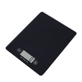 Battery Version Medical Food Electronic Scale Stainless Steel Household Food Electronic Scale (Color: Black)