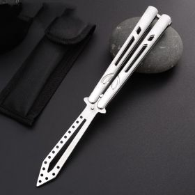 Outdoor Portable Training Knife All Steel Self-defense Practice Knife (Option: 6 Style)