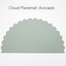 Plastic Placemat Children's Table Waterproof (Option: Avocado)