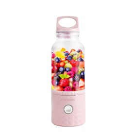 Fully Automatic Mixing Cup Fried Juice Cup Milkshake Cup (Option: Pink-USB)