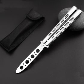 Outdoor Portable Training Knife All Steel Self-defense Practice Knife (Option: 7 Style)