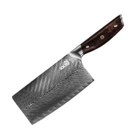 Damascus Kitchen Knife Slicing And Cutting Meat And Fruit Knife (Option: Slicer)