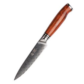 Damascus Steel Knife Professional Fruit Cutter (Option: C)