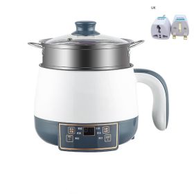 Multifunctional Electric Cooking Pot For Student Dormitories (Option: Single pot and steamer-UK)