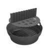 1pc Foldable Air Fryer Silicone Pot With Split Pad Basket Liner Mat Non-Stick For Oven Baking Tray Pizza Plate Grill Pot Tray