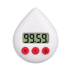 LED Counter Display Alarm Clock Manual Electronic Countdown Sports Sucker Digital Timer Kitchen Cooking Shower Study Stopwatch (Color: D)