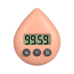 LED Counter Display Alarm Clock Manual Electronic Countdown Sports Sucker Digital Timer Kitchen Cooking Shower Study Stopwatch (Color: E)