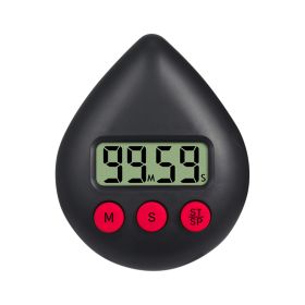 LED Counter Display Alarm Clock Manual Electronic Countdown Sports Sucker Digital Timer Kitchen Cooking Shower Study Stopwatch (Color: C)