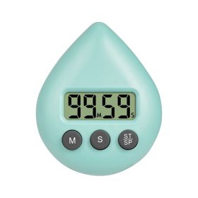 LED Counter Display Alarm Clock Manual Electronic Countdown Sports Sucker Digital Timer Kitchen Cooking Shower Study Stopwatch (Color: G)