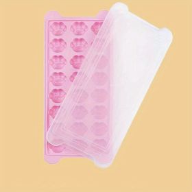 1pc Soft Bottom Cat Paw Ice Tray Mold - Homemade Ice Cube Box for Kitchen Refrigerator - Perfect for Making Delicious Ice Cream and Cocktails (Color: Pink)