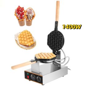 Cooking Appliance Commercial Electric Nonstick Cake Waffle Maker (Color: Black & Silver)