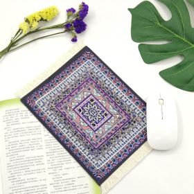 Heat Insulation Tassel French Small Placemat (Option: Violet)
