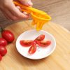 1pc Tomato Slicer Cutter Grape Tools Cherry Kitchen Pizza Fruit Splitter; Small Tomatoes Accessories Manual Cut Gadget