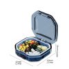 1pc Medicine Box; Portable Small Medicine Box For Seven Days A Week; Large-capacity Pill Organizer Storage Medicine Container