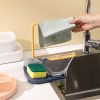 2pcs Kitchen Sink Drain Rack With Filter Multi-Functional Triangular Sink Rack Disposable Kitchen Waste Filter