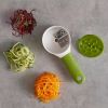 1pc Spiral Carrot Spiralizer Grater Vegetable AccessoriesVeget Tools Manual Kitchen Handheld Cutter Slicer Gadget Shredder Peeler